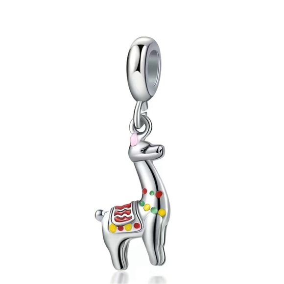 3/$15 Cute Little Alpaca Pandora-type European charm - Picture 2 of 7